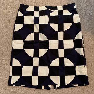 J. Crew Color-Block Pencil Skirt